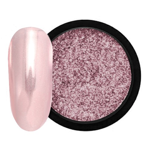 JUSTNAILS Mirror-Glow Nagel Pigment - Mulberry