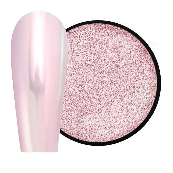 JUSTNAILS Mirror-Glow Nagel Pigment - Shell
