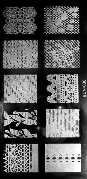 Stamping Schablone M (030)