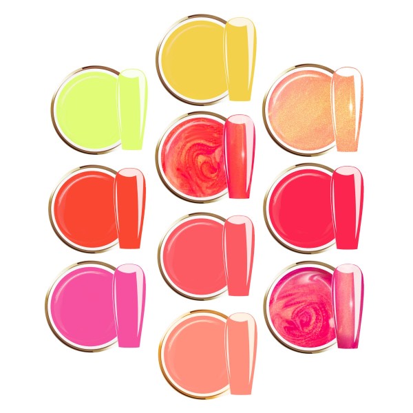 JUSTNAILS gel couleur SUMMER SET - 01