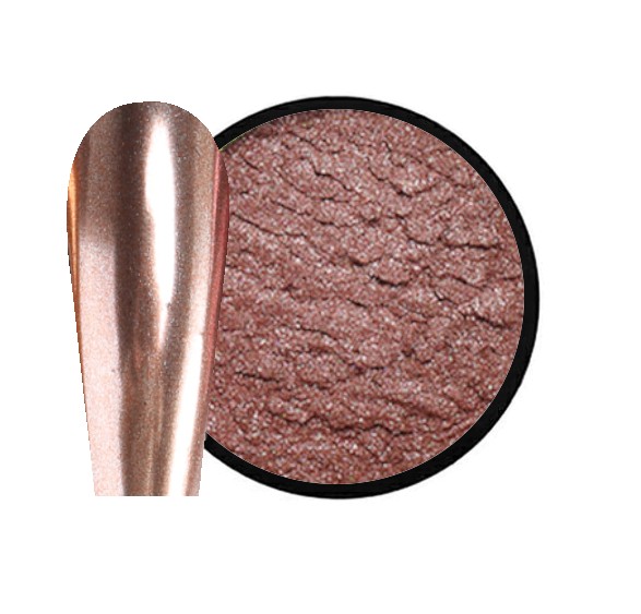 JUSTNAILS Mirror-Glow Nagel Pigment - Golden Gate