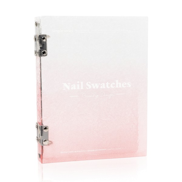 JUSTNAILS Display Tips Swatch Book hard cover