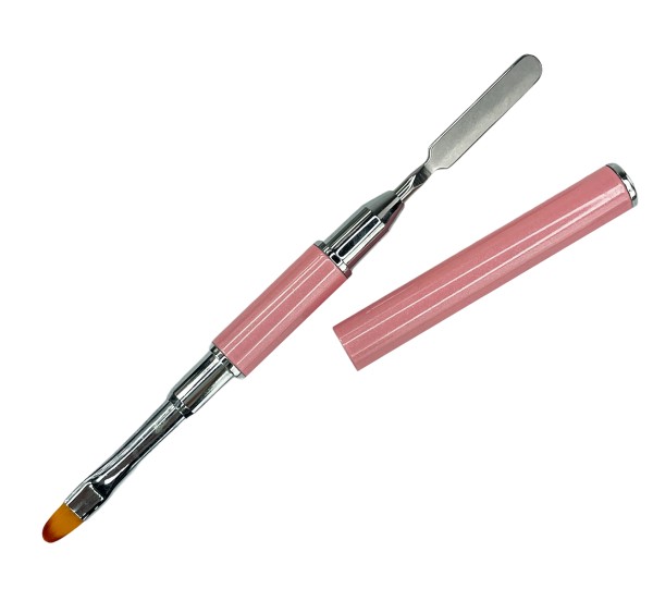 JUSTNAILS Dual Polygel Pinsel mit Spatel