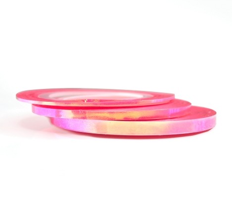 Irisierende Stripes Rosa Set