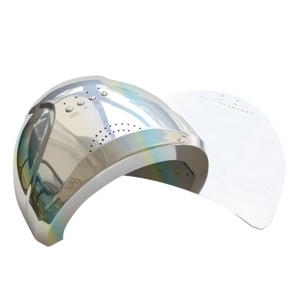 JUSTNAILS Deluxe UV / LED Lampe 6 Silver HOLO