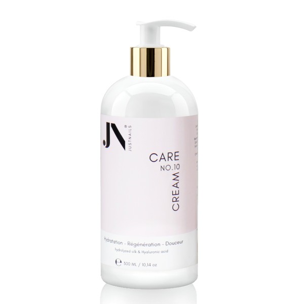 JUSTNAILS Care Cream No.10 - hydrolyzed silk & Hyaluronic acid 300ml