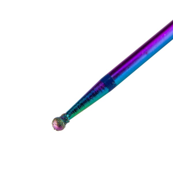 Nagelhautbit Kugel Regenbogen Diamant klein