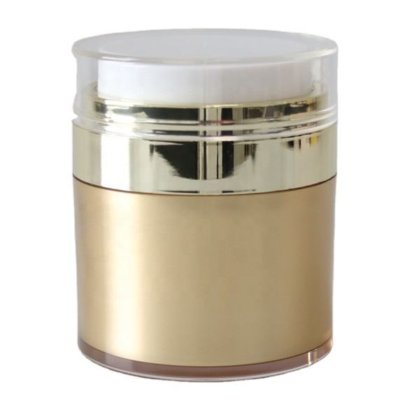 JUSTNAILS Premium Airless Gold Pumpspender Dispenser 50ml