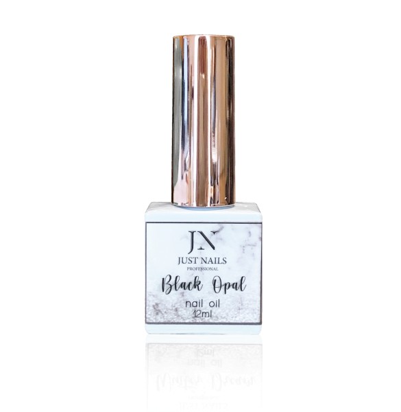 JUSTNAILS Premium Nagelöl - BLACK OPAL 12ml