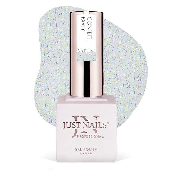 JUSTNAILS Gel Polish Color - CONFETTI PARTY - Shellac Soak-off