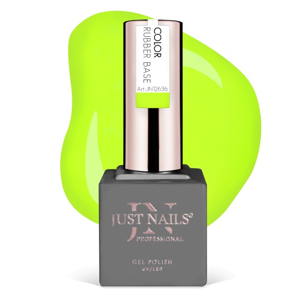 JUSTNAILS Pro Rubber Builder - LIME SPRITZ - Shellac Hybrid Soak-off