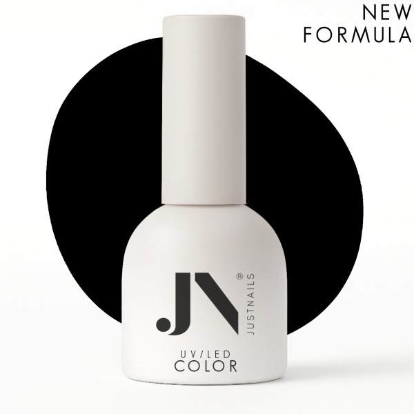 JUSTNAILS Gel Polish Color - INTENSE BLACK - Shellac Soak-off