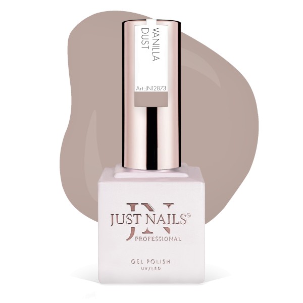 JUSTNAILS Gel Polish Color - VANILLA DUST - Shellac Soak-off