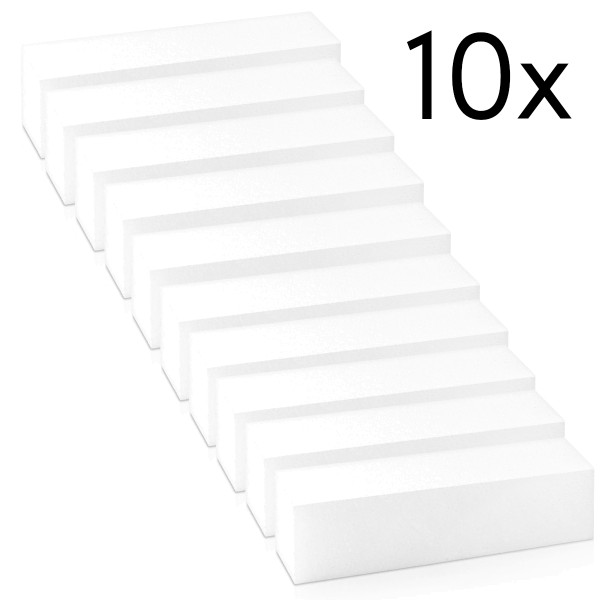 JUSTNAILS Buffer Block weiß #180