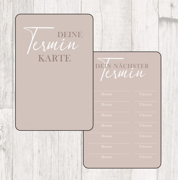Terminkarten Kosmetik Nageldesign