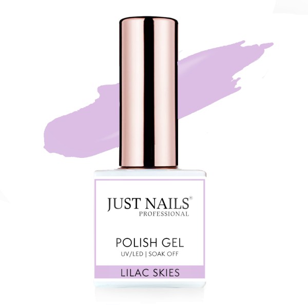 JUSTNAILS Gel Polish Color - Lilac Skies - Shellac Soak-off