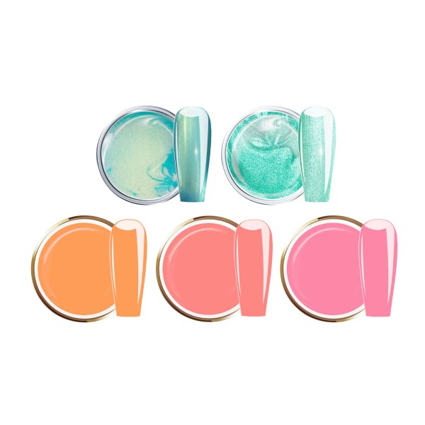 JUSTNAILS gel couleur SUMMER SET - 01