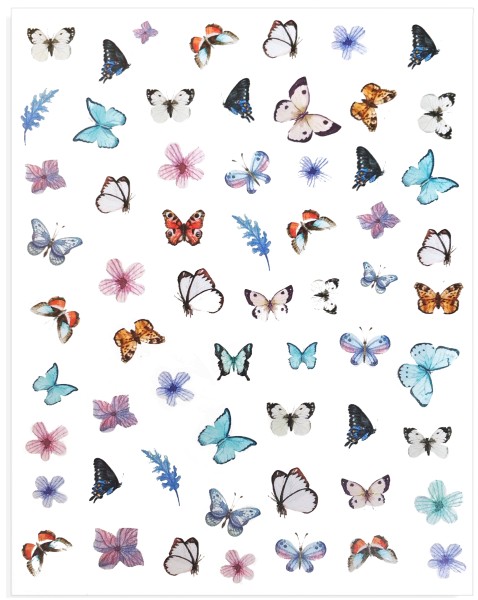 JUSTNAILS Sticker Butterfly 803