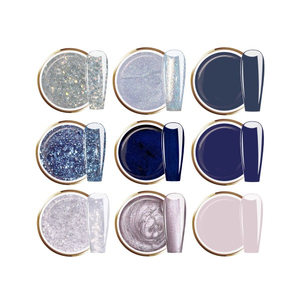 JUSTNAILS Farbgel SNOWY NIGHTS Set